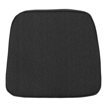 Madison stoelkussen Wicker vierkant 48x48cm Black canvas eco+