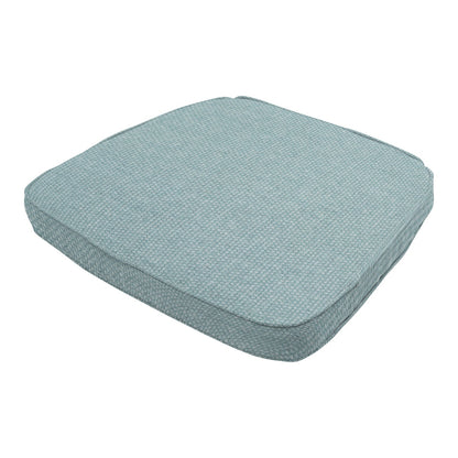 Madison stoelkussen Wicker vierkant 48x48cm Aqua canvas eco+