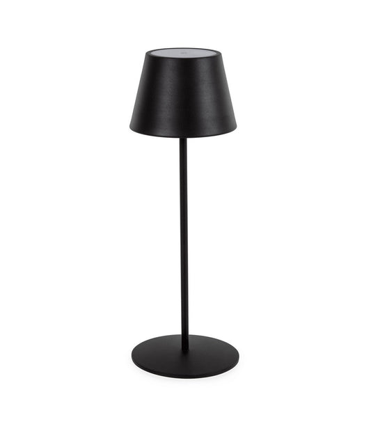 Bizzotto Etna Tischlampe Led Schwarz 38 cm (wiederaufladbar)