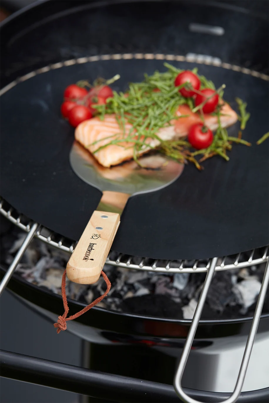 Barbecook Hamburgerspatel RVS/Hout 30cm