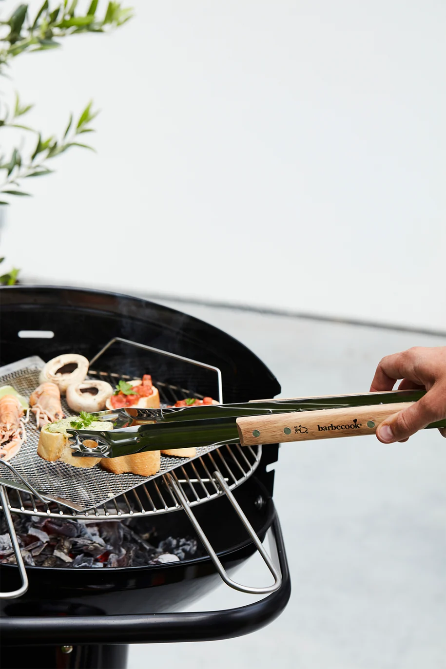 Barbecook Tang RVS/Hout 40cm