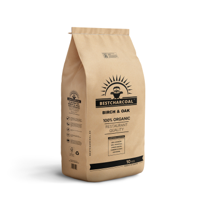 Bestcharcoal Brikettes - FSC -Europees Hardhout 5kg
