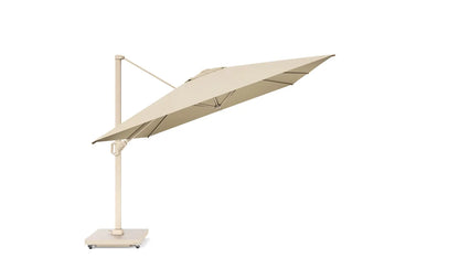 Platinum Challenger T1 premium zweefparasol 400x300 cm Sandstone/Champagne