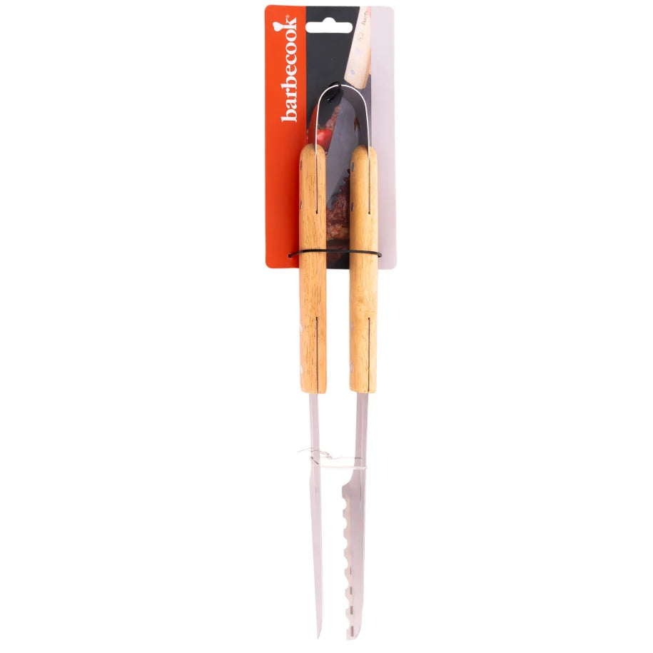Barbecook Luxe Tang RVS/Hout 40cm
