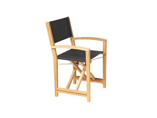 Traditional Teak Kate Zwart Director Chair Tuinstoel